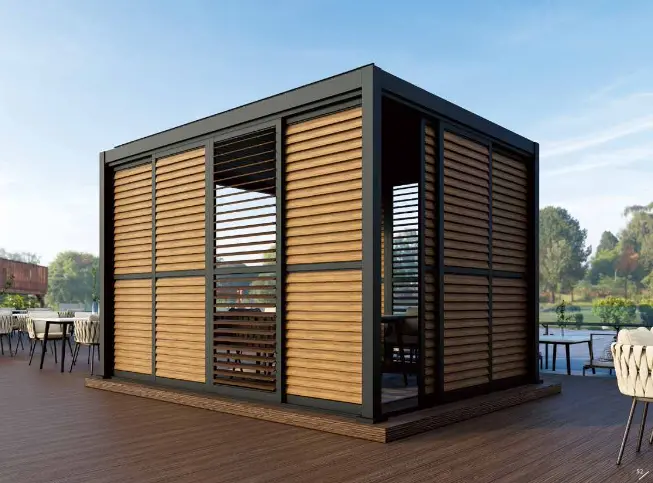 Fixed Aluminium Sliding Shutter