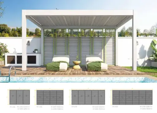 Fixed Aluminium Screen